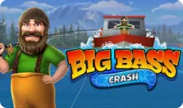 Big Bass Crash slot at Golden Genie Casino