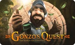 Gonzo's Quest slot at Golden Genie Casino
