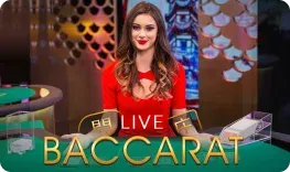 Live Baccarat slot at Golden Genie Casino
