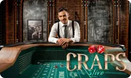 Live Craps slot at Golden Genie Casino
