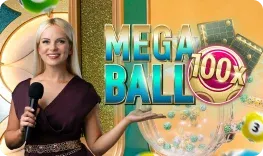 Mega Ball slot at Golden Genie Casino
