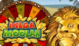 Mega Moolah slot at Golden Genie Casino